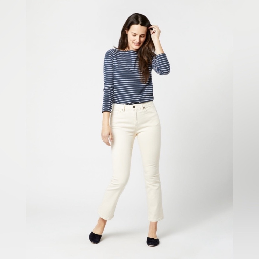 Ann Mashburn Cropped Jeans Natural Stretch Denim - Size 31